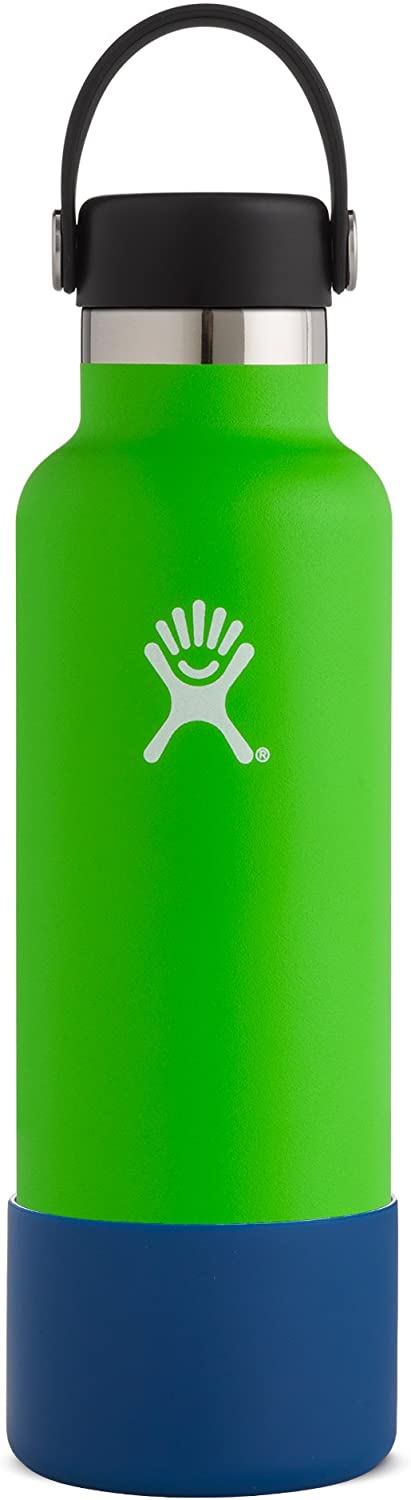 Hydro Flask Small Protective Soft Silicone Water Bottle Flex Boot, Mint (Fits 12 to 24 oz Bottles)
