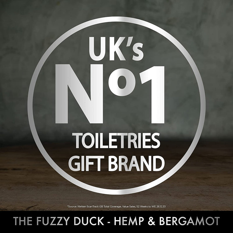 Baylis & Harding The Fuzzy Duck Men's Hemp & Bergamot Luxury Tall Trio Gift Set - Vegan Friendly