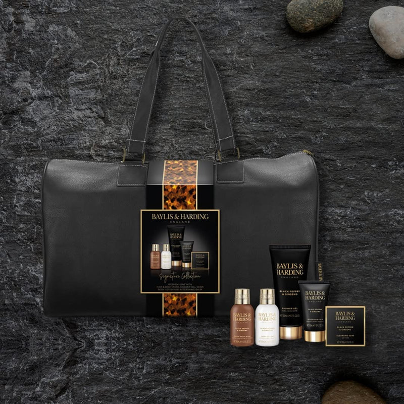 Baylis & Harding Black Pepper & Ginseng Luxury Travel Bag