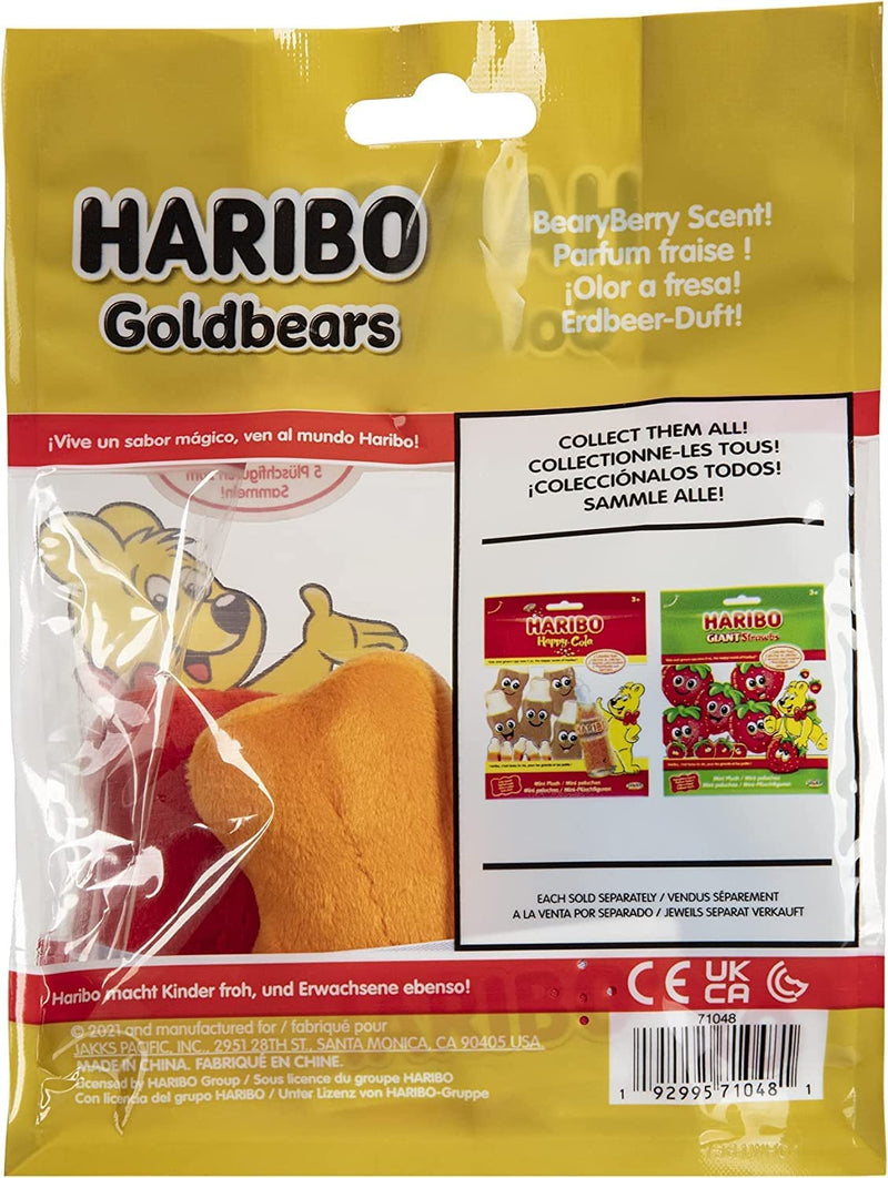 Haribo Goldbears 5 Pack Mini Plush Stuffed Toys Collectible Scented