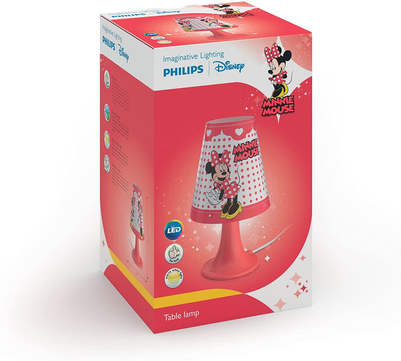 Philips LED TABLE lamp Motif Minnie RED