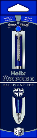 Helix Oxford Premium Ballpoint Pen (Blue Ink)