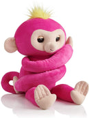 Fingerlings HUGS - Bella (Pink) - Advanced Interactive Plush Baby Monkey Pet - by WowWee