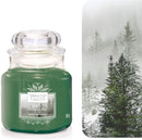 Yankee Candle Small Jar Scented Candle, Evergreen Mist, Alpine Christmas Collection