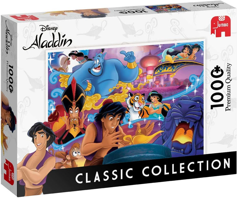 Jumbo, Disney Classic Collection - Aladdin, Disney Jigsaw Puzzles for Adults, 1,000 piece
