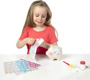 Melissa & Doug Decoupage Made Easy Piggy Bank Paper Mache Craft Kit