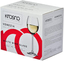 Krosno White Wine Glasses | Set of 6 | 250 ML | Venezia Collection