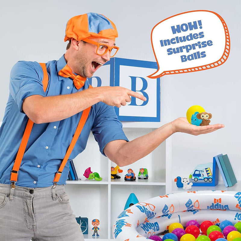 Blippi Mystery Ball Pit Adventure with 45 Balls and 5 Mystery Surprises