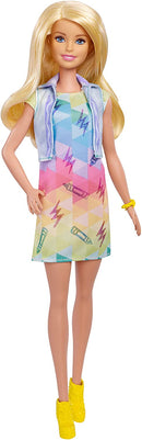 Barbie Crayola Colour Stamp Fashion Set, Collectible Kids Toys Blonde FRP05 Toy