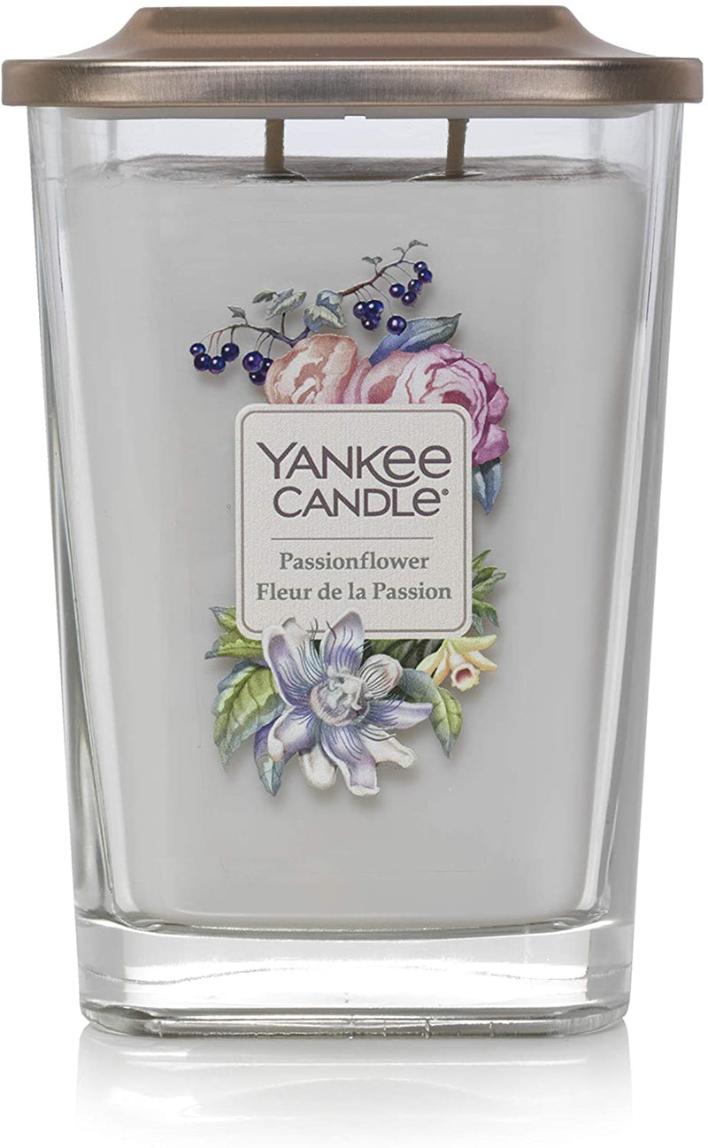 Yankee Candle Square Scented Candle, Passionflower, Large Two Wick