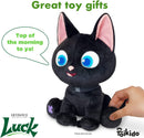 Luck Talking Plush Bob The Black Cat Kids Stuffed Toy 25+ Phrases