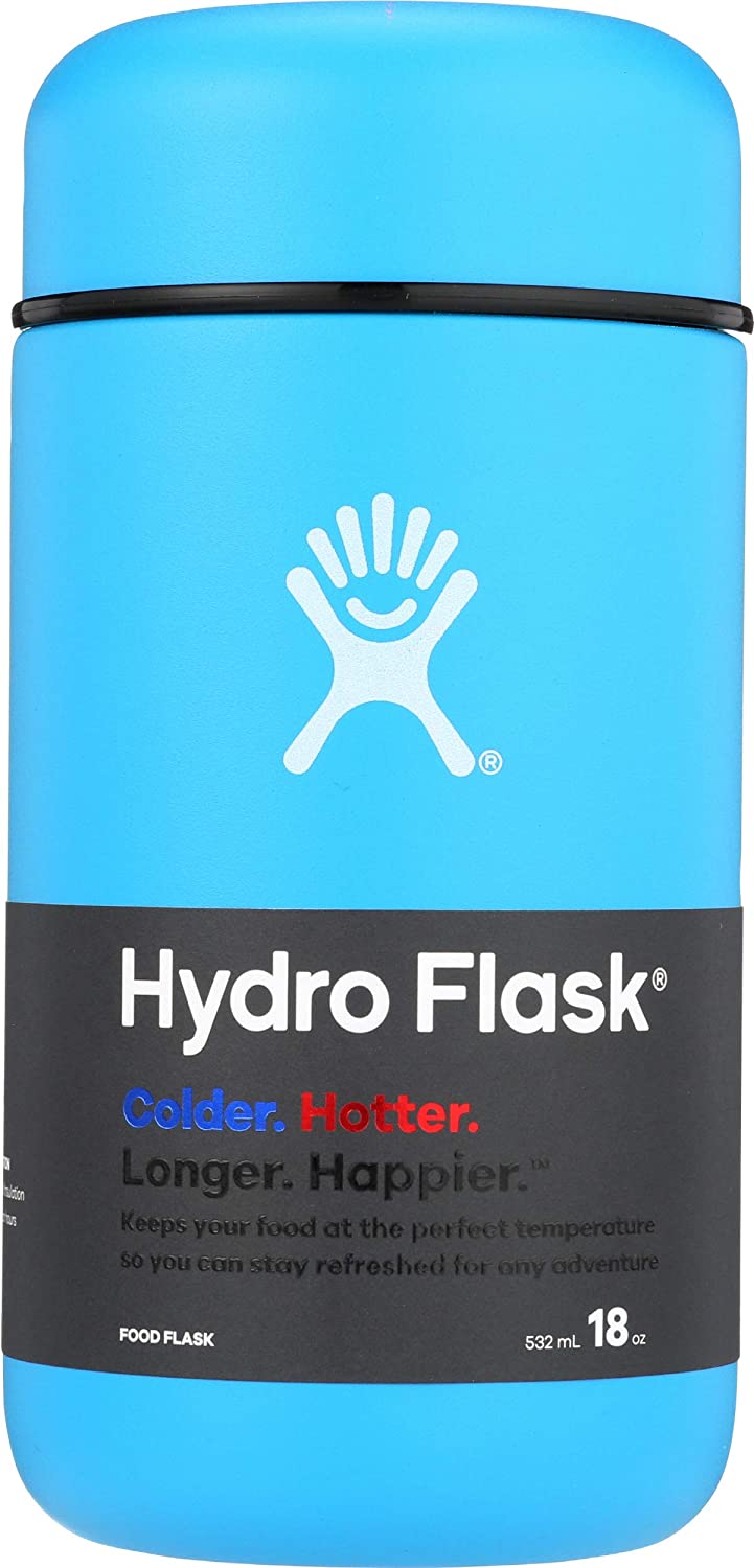 Hydro Flask 18 Oz Food Flask, Stainless Steel, Pacific