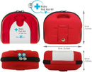 Wallaboo Baby First Aid Kit for Newborns - Red 33 Pcs (Expiry Date 10/2021)