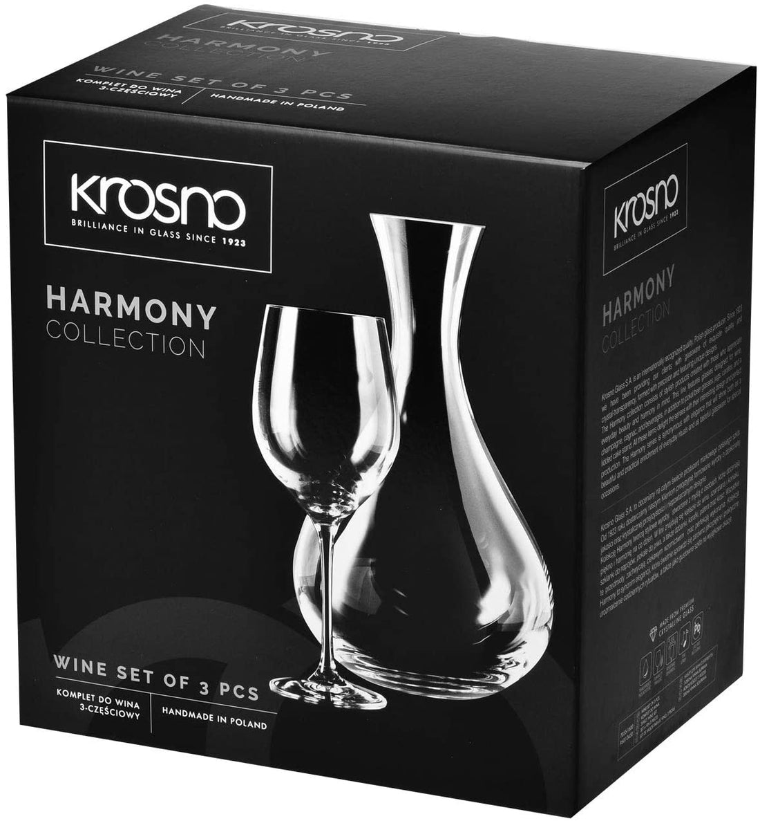 Krosno Red Wine Glasses Gift Set