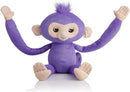 Fingerlings HUGS - Kiki(Purple) - Advanced Interactive Plush Baby Monkey Pet - by WowWee