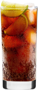 Krosno Tall Water Juice Drinking Highball Glasses | Set of 6 | 350 ML | Blended Collection