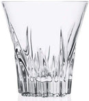 RCR Fluente Crystal Short Whisky Water Tumblers Glasses, 310 ml, Set of 6