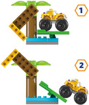 Blaze and the Monster Machines Mega Bloks Stripes' Jungle Stunt Playset