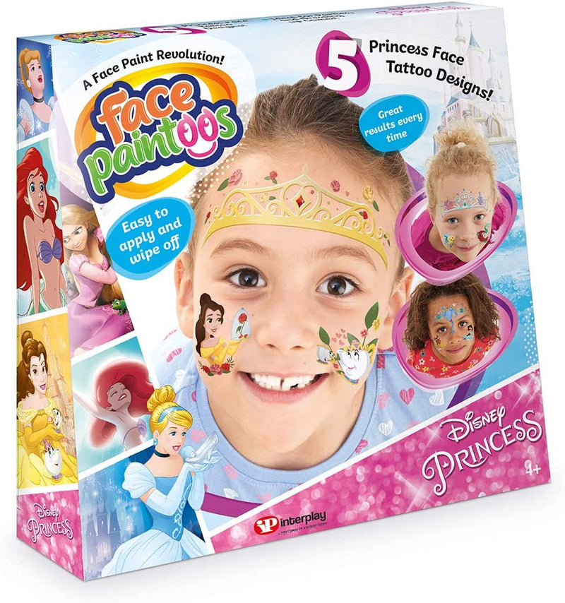 Face Paintoos Disney Princess Temporary Face Tattoos