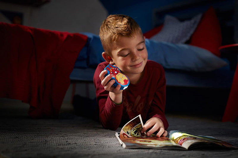 Philips Marvel Avengers Iron Man Children's Pocket Torch and Night Light with Integrated LED, 1 x 0.3 W