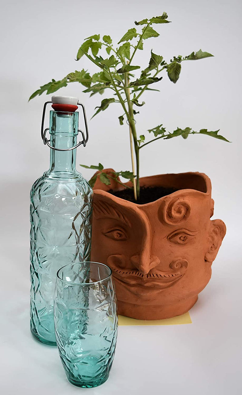 Bormioli Rocco Orient Glass Bottle, 1 L, Green