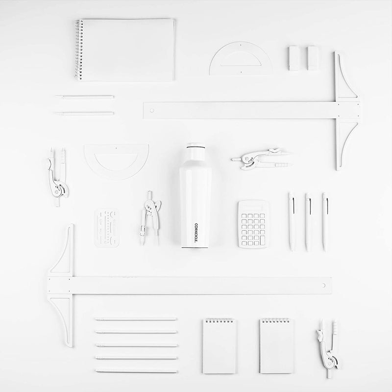 Corkcicle Canteen 25oz Dipped Modernist White
