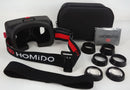 HOMIDO FK2 Smartphone Virtual Reality Headset With Extra Lenses- BLACK