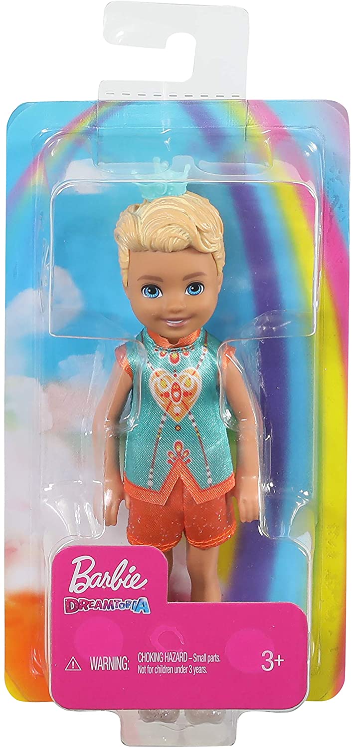 Barbie dreamtopia Chelsea Sprite Doll boy with blond hair, sweet accessories, ready for a fairytale adventure  - New