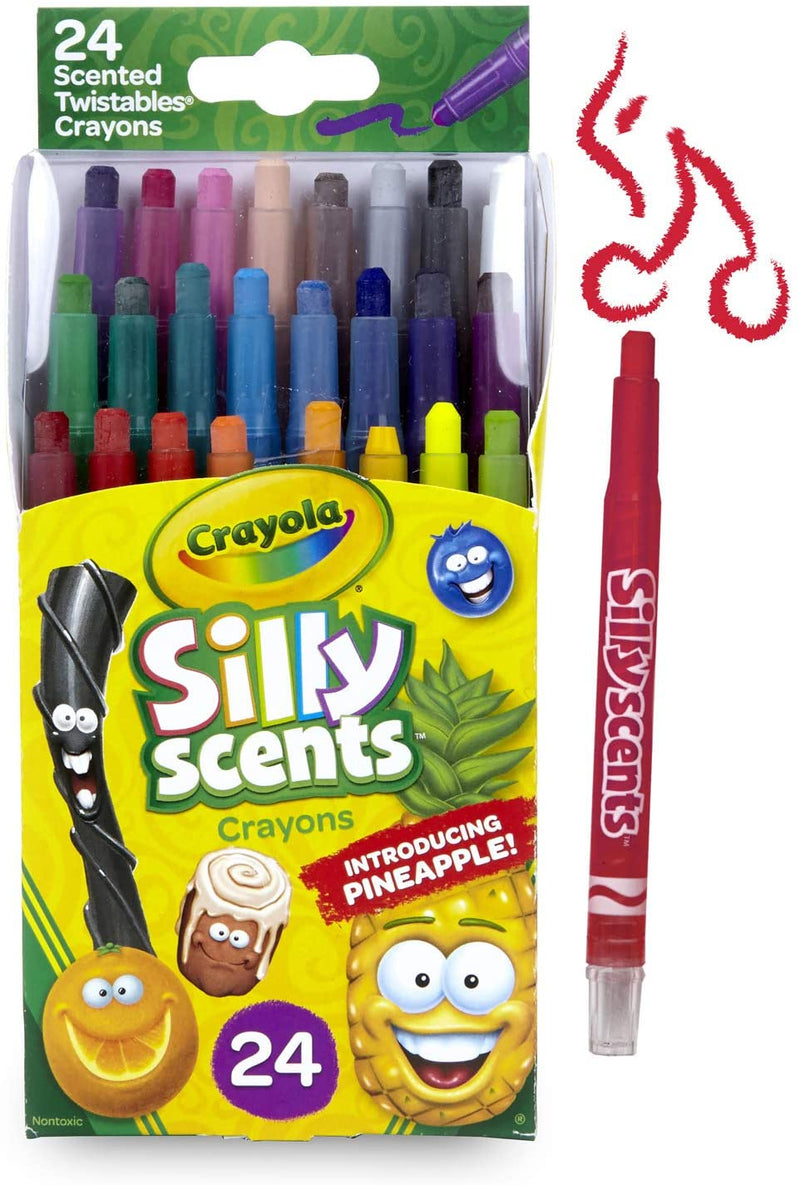 CRAYOLA Silly Scents Twistables Mini Crayons, Multicoloured