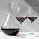 Krosno Red Wine Glasses Gift Set | 1.6L Decanter + 2 x 450 ML Glasses | Harmony Collection | Crystal Glass