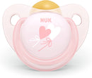 NUK Rose & Blue Baby Dummies | 6-18 Months | BPA-Free Latex Soothers