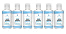 Hand Sanitiser Pack of 6 Gel 70% Alcohol 60 ML Anti-Bacterial Kills 99.9% Bacteria and Germs Pocket Size