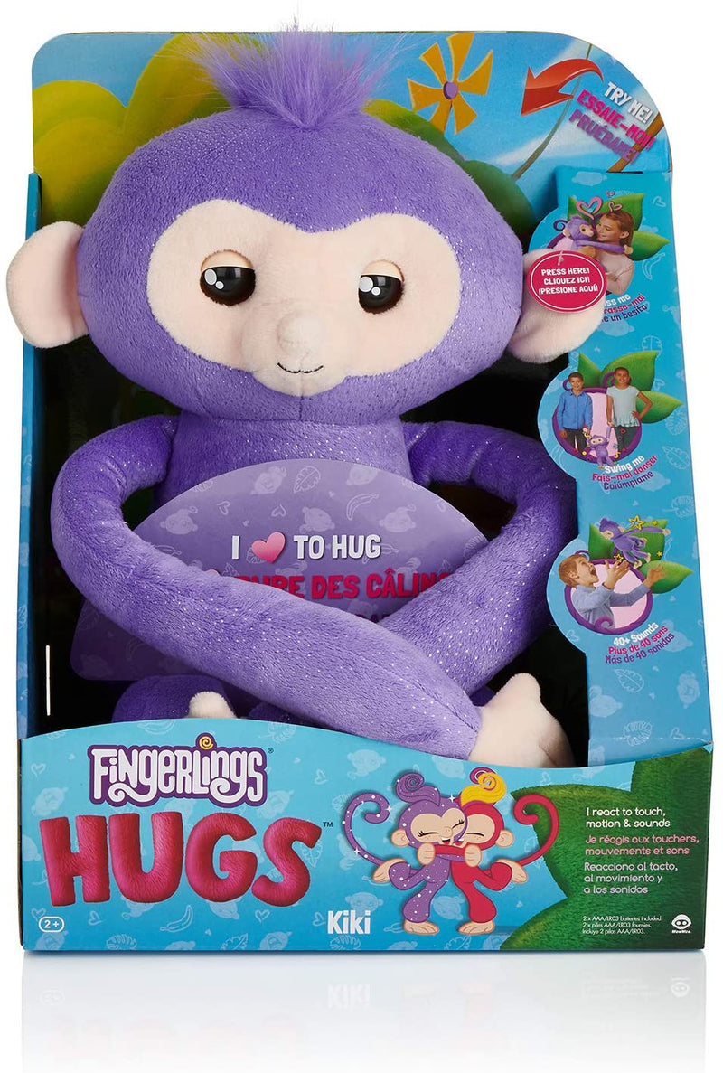 Fingerling Monkey Plush Kiki Fingerling Hugs Fingerlings HUGS Kiki