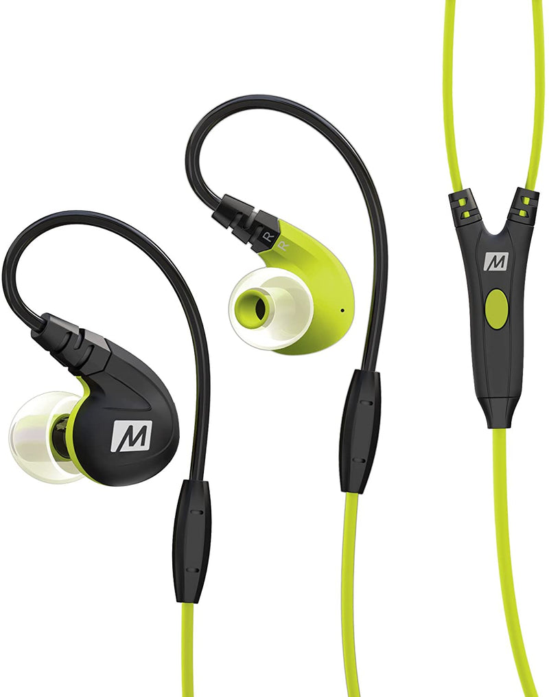 MEE AUDIO M7P SPORTS IN-EAR HEADPHONES WITH MIC,REMOTE,UNIVERSAL VOLUME CONTROL