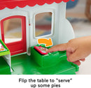 Fisher-Price HBR79 Little People We Deliver Pizza Place, Multicolor