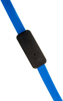 Vibe FLI Over-Ear Foldable Headphones with In-Line Microphone - Blue-