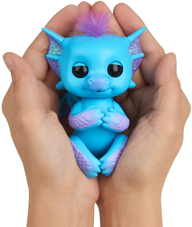 WowWee Fingerlings Baby Dragon Tara, Blue