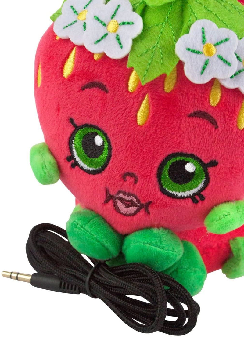 Shopkins Strawberry Kiss Red Headphones Cushioned Headband Padded Ear Cups Gift