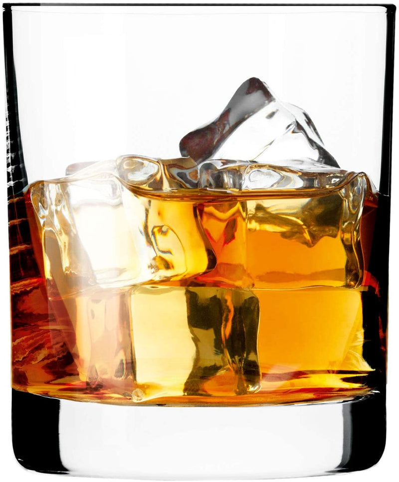 Krosno Whiskey Tumbler Glasses | Set of 6 | 300 ML | Blended Collection