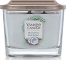 Yankee Candle Elevation Collection with Platform Lid 3-Wick Square Scented Candle, Wax, Shore Breeze, Medium