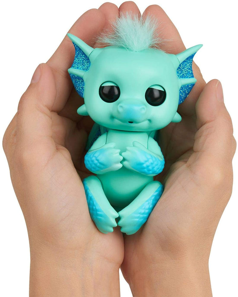 WowWee Fingerlings Baby Dragon Noa, Mint Green
