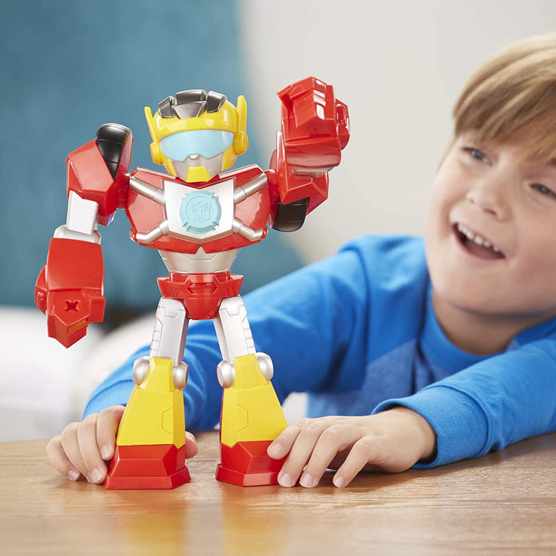 Transformers Rescue Bots Academy TV Series, Playskool Heroes  Mega Mighties Hot Shot Collectable 10 Inch Robot Action Figure