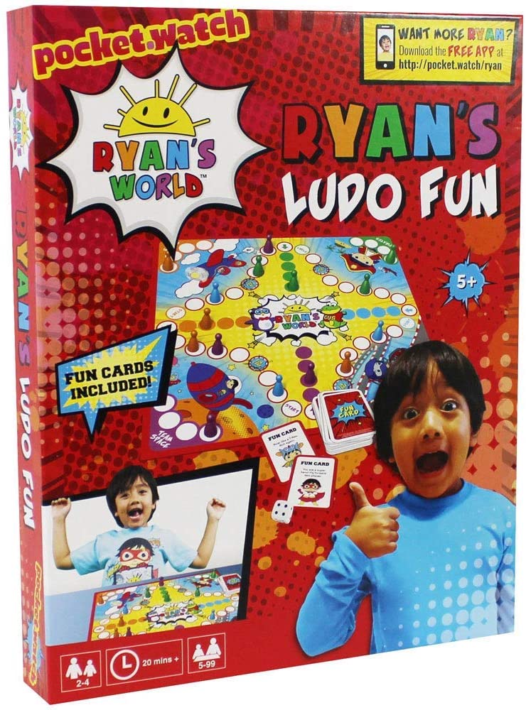 Ryan's World Ludo Board Game