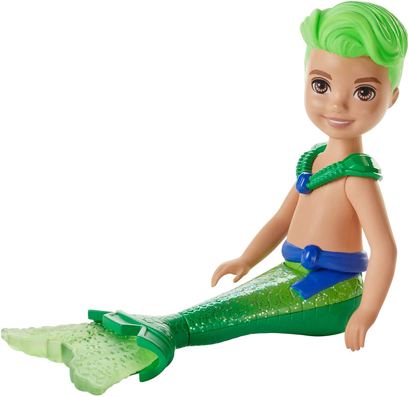 Barbie Dreamtopia Chelsea Merboy Mermaid Doll, Green