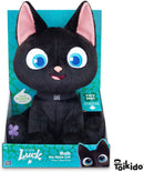 Luck Talking Plush Bob The Black Cat Kids Stuffed Toy 25+ Phrases