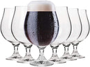 Krosno Dark Ale Stout Beer Glasses | Set of 6 | 500 ML | Elite Collection