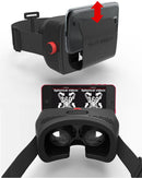HOMIDO FK2 Smartphone Virtual Reality Headset With Extra Lenses- BLACK