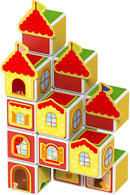 GEOMAG 144" Magicube Castles and Homes Building Set