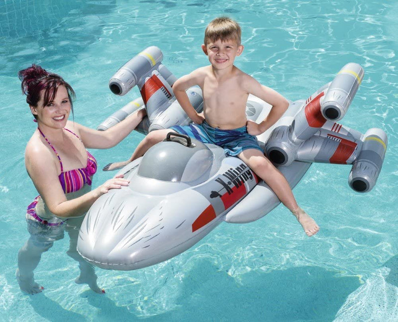 Bestway Star Wars X-Fighter Inflatable Rider Toy - White