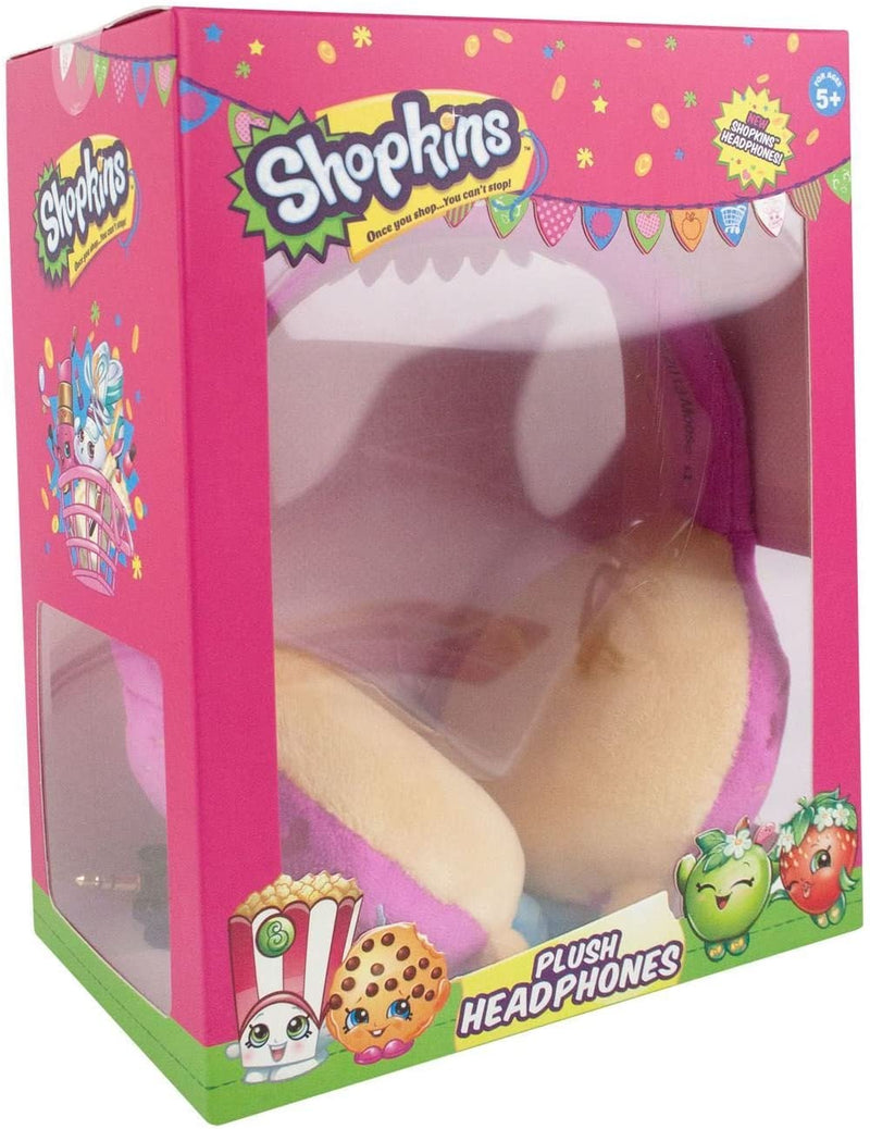 Shopkins D'lish Donut Pink Headphones Cushioned Headband Padded Ear Cups Gift